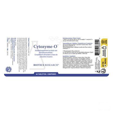Biotics Cytozyme-O 60 tabletten  -  Energetica Natura