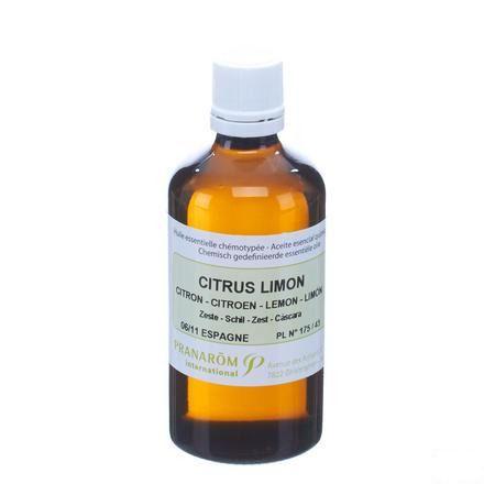Citroen Zeste Essentiele Olie 100 ml  -  Pranarom