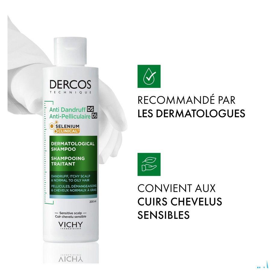 Vichy Dercos Anti roos Vet Haar Reno Shampoo 200 ml  -  Vichy