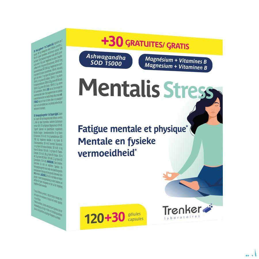 Mentalis Stress Caps 120+30  -  Trenker