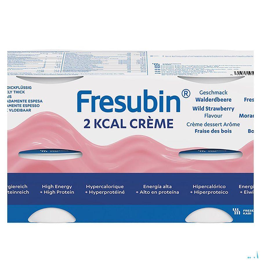 Fresubin 2 Kcal Creme 125 gr Fraise Des Bois/bosaardbei  -  Fresenius
