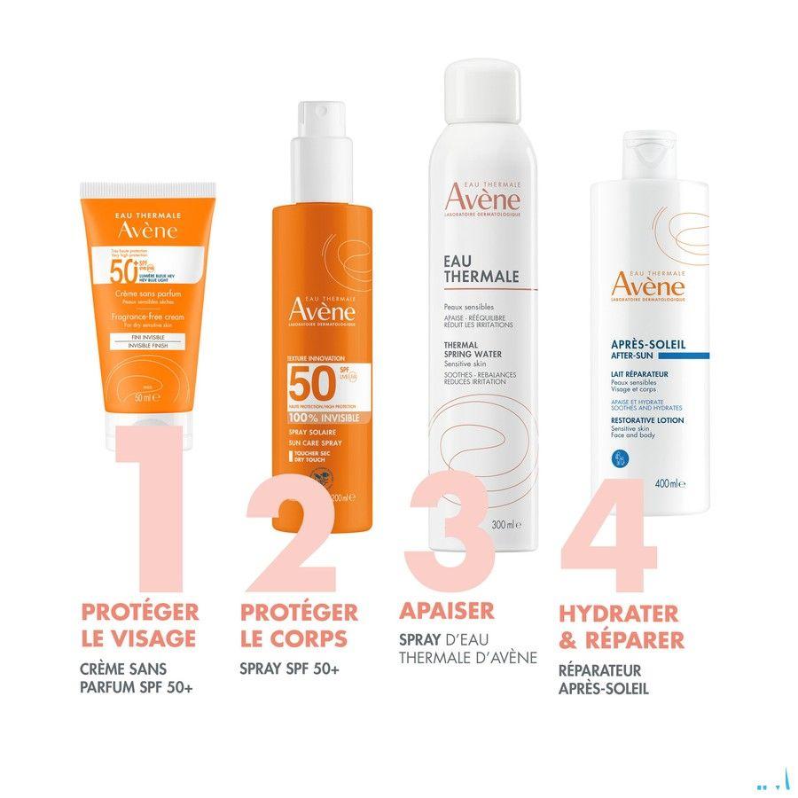 Avene Zon Ip50 + Creme Zonder Parfum 50 ml  -  Avene