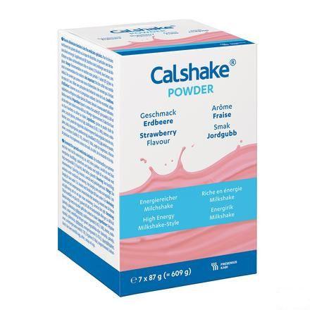 Calshake Fraise Sachet 7x87g 7951151  -  Fresenius