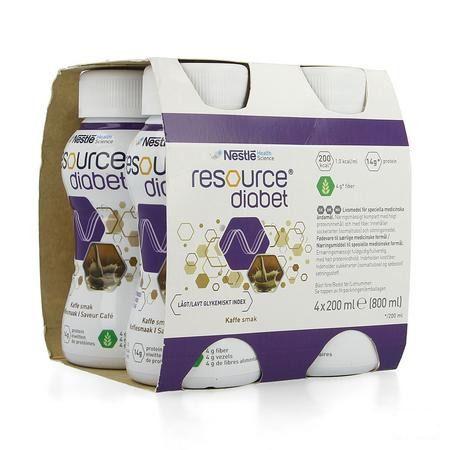 Resource Diabet Coffee 4x200 ml 12173636  -  Nestle