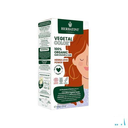 Herbatint Vegetal Color Eco Henna Love Power 100ml  -  Ocebio