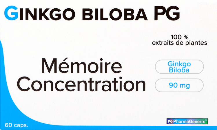 Gingko Biloba Pg Pharmagenerix Capsule 60  -  Superphar