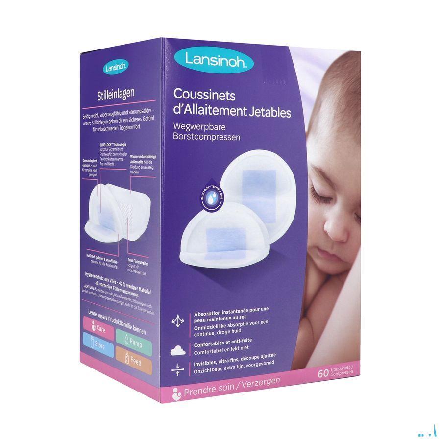 Lansinoh Wegwerpb.Borstkompressen Blue Lock Core60  -  Lansinoh Laboratories