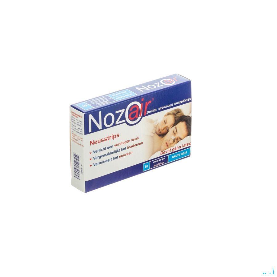 Nozoair Bandelette Nasale Grand Nez 10