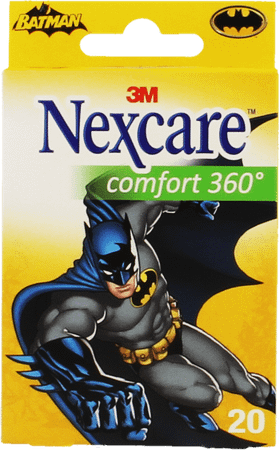 Nexcare 3m Comfort Strip 360 Batman 12  -  3M Nexcare 3m Comfort Strip 360 Batman 12  -  3M