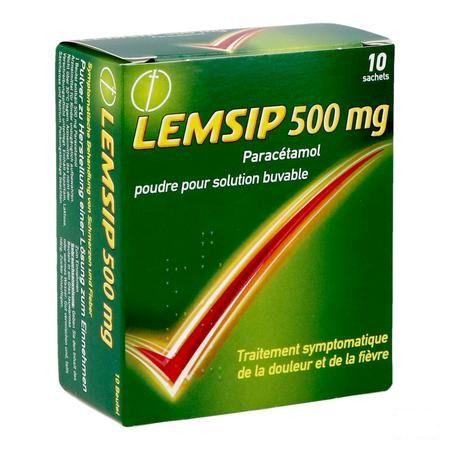 Lemsip Lemon 500 Sachets Zakjes 10