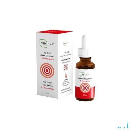 Cbd Olie Breed Spectrum + Curcumine 30 ml Cbd-Phar