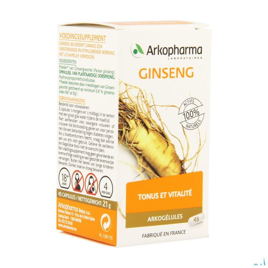 Arkocaps Ginseng Plantaardig 45  -  Arkopharma