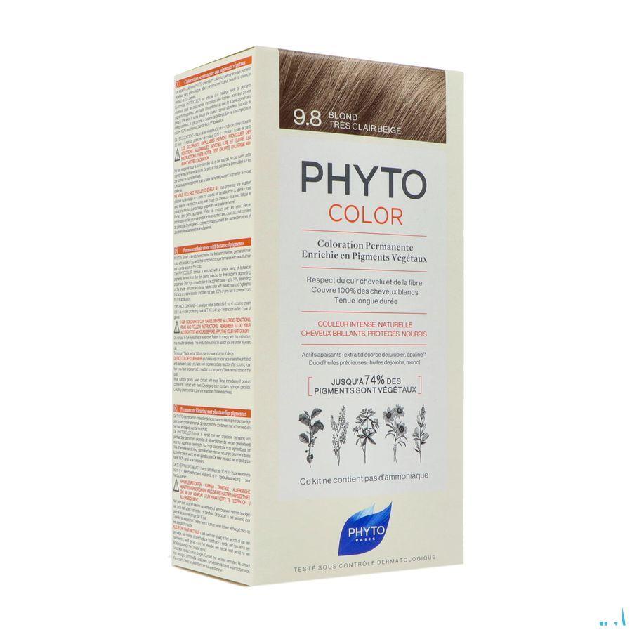 Phytocolor 9.8 Blond Tres Clair Beige