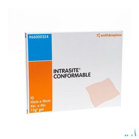 Intrasite Confor. Kp + gel 10x10cm 10 66000324  -  Smith Nephew