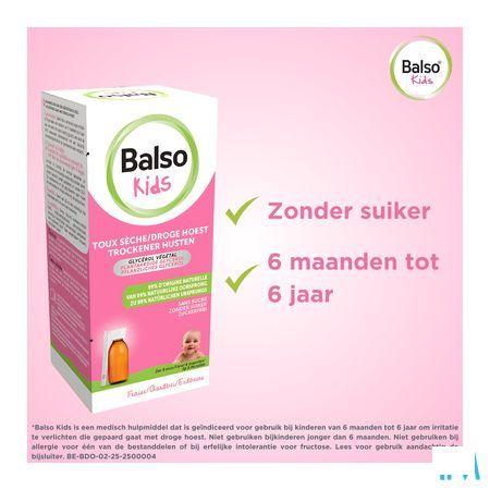 Balso Kids Hoestsiroop Z/Suiker 125ml + Pipet