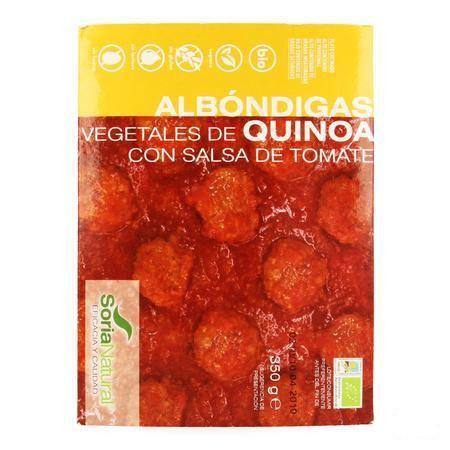 Soria Boulettes Quinoa Vegetariennes 350 gr  -  Soria Bel