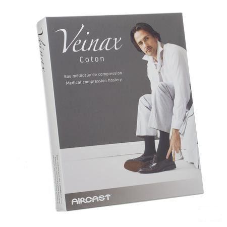 Veinax Chausset.homme Coton 2 Long Bl.marine 3