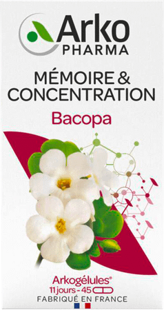 Arkocaps Bacopa Plantaardig 45  -  Arkopharma