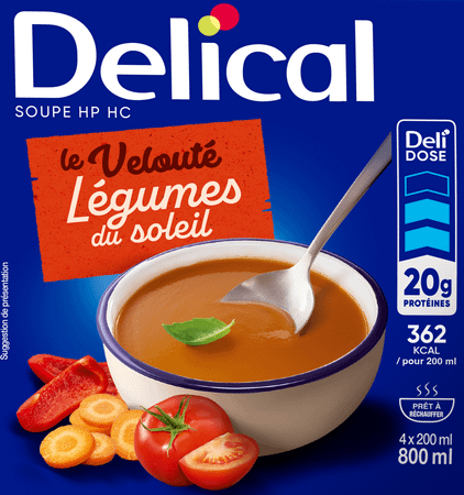 Delical Soupe Veloute Legumes Soleil 4 x 200 ml