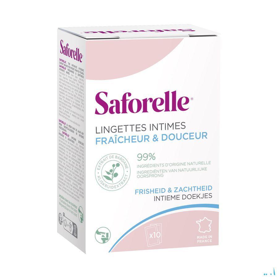 Saforelle Lingettes Flushable 10