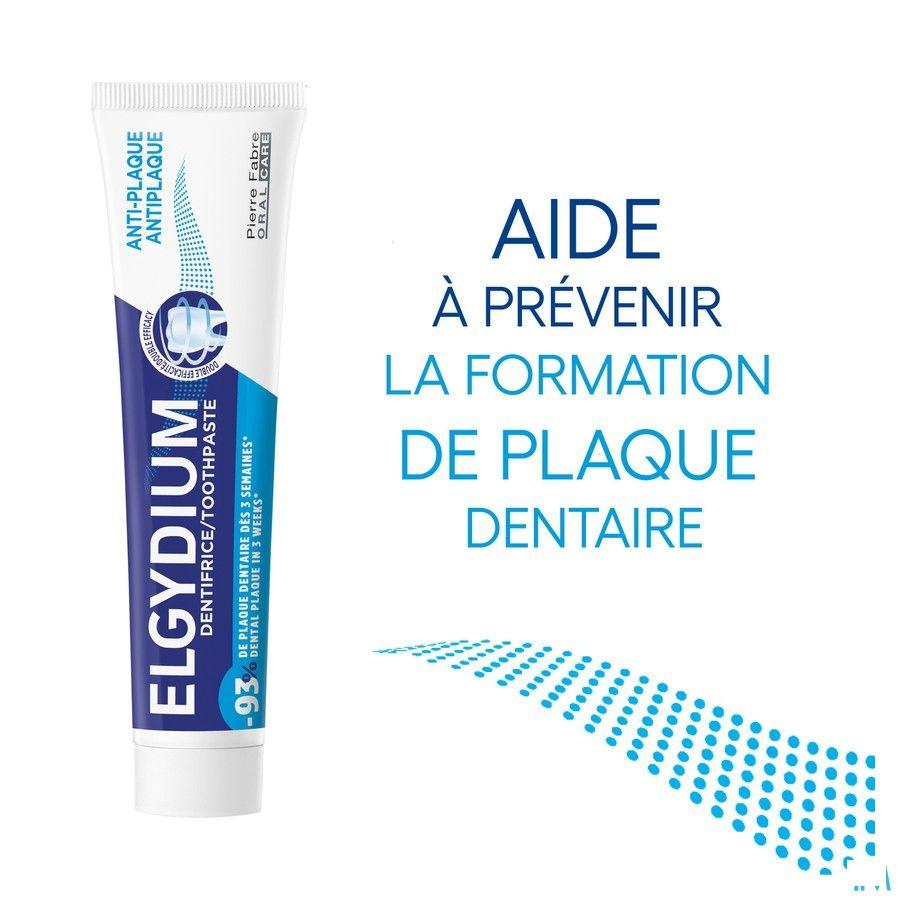 Elgydium Tandpasta A/Plak Tube 75ml
