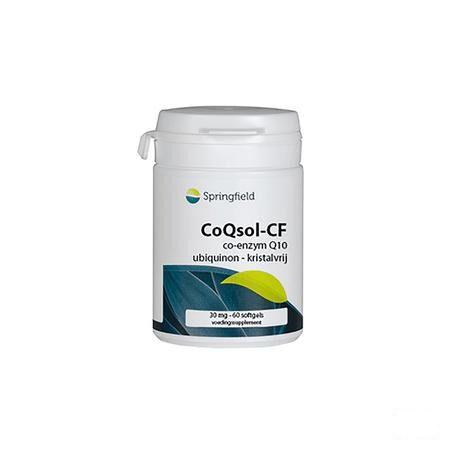 Coqsol Cf 30 mg Springfield Softgels 60  -  Springfield Nutraceuticals