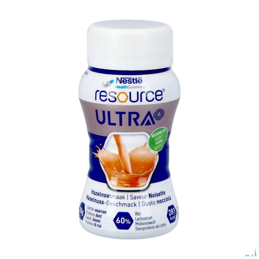 Resource Ultra+ Hazelnootsmaak 4X125 ml
