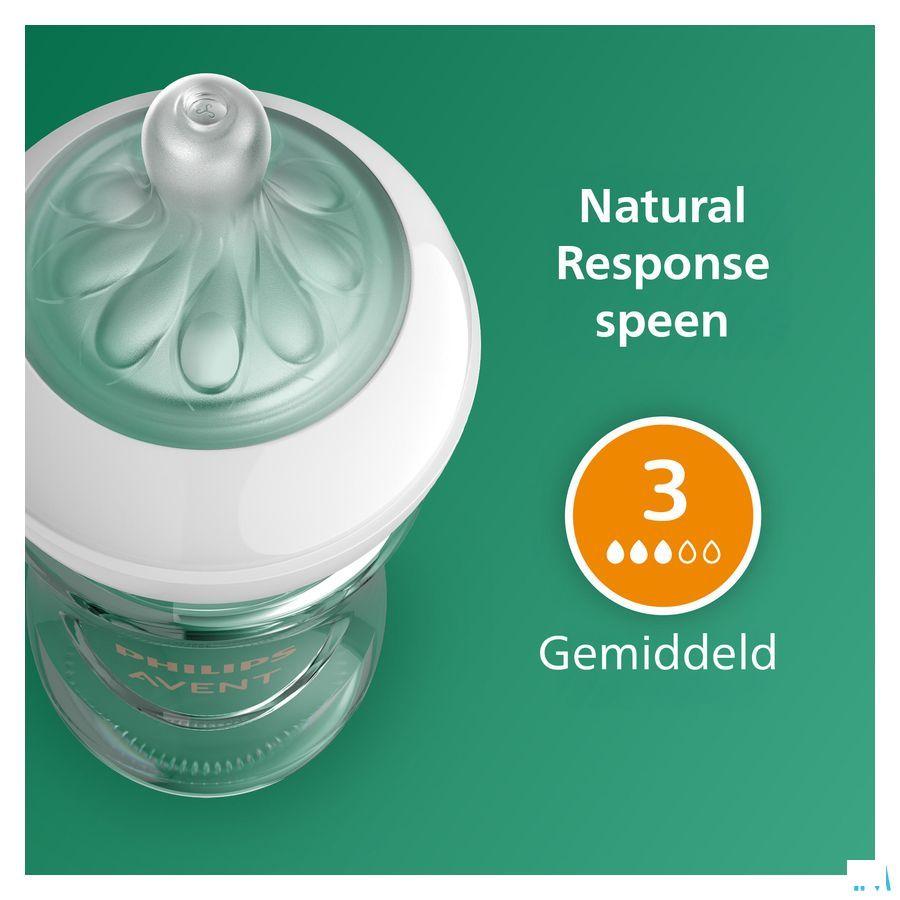 Philips Avent Natural 3.0 Zuigfles Glas Duo2 x 240 ml