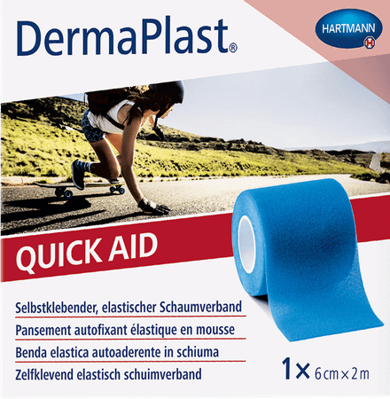 Dp Quickaid 6cm X 2m,blauw 1 P/s  -  Hartmann