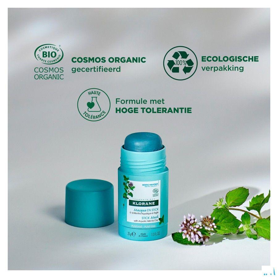 Klorane Visage Menthe Aquatique Masque Stick 25G