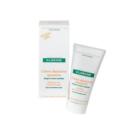 Klorane Ontharingscreme Gelaat-gev Zones Tube 75 ml