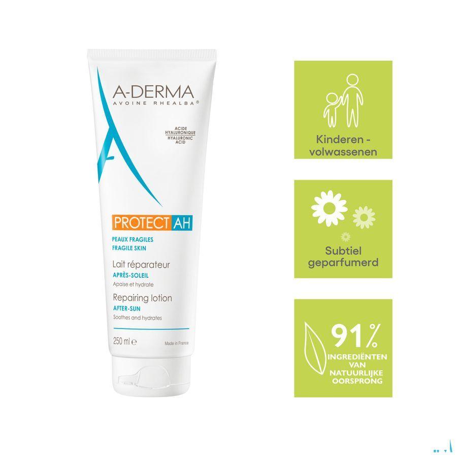 Aderma Protect Lait Reparateur Anti soleil 250 ml  -  Aderma