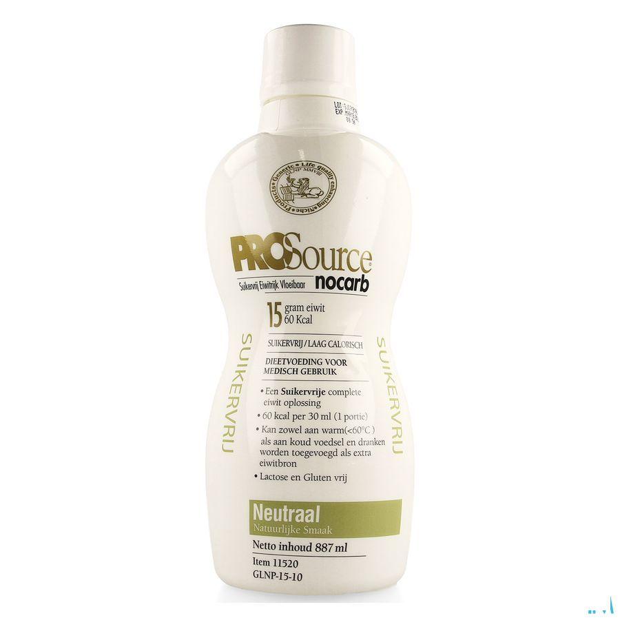 Prosource Nocarb Neutraal 15G Eiwit/30 ml Fl 887ml