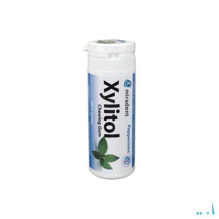 Miradent Chewing Gum Xylitol Menthe Poivree Ss 30  -  Eureka Pharma