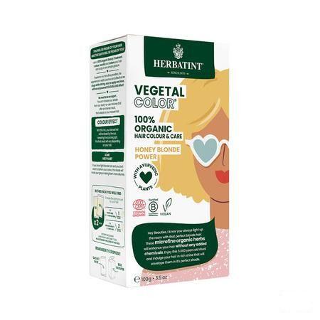 Herbatint Vegetal Color Eco Honey Blonde Pow.100ml  -  Ocebio