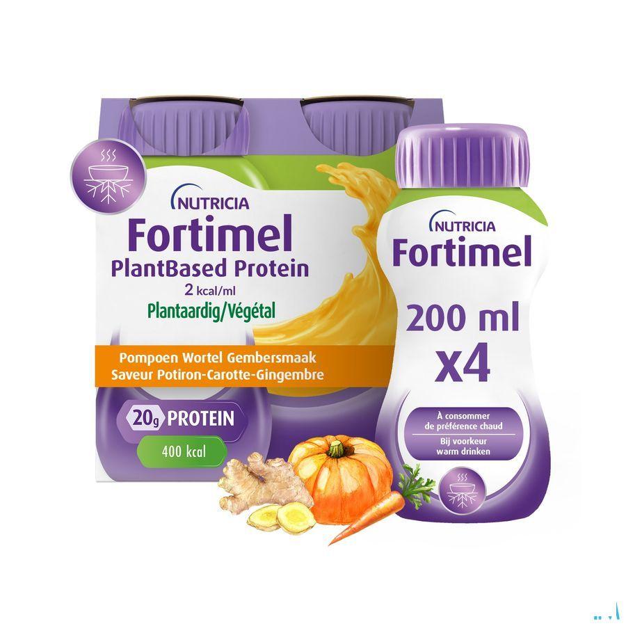 Fortimel Plantbased Pr.2Kcal Pom./Wor./Gem.4X200 ml  -  Nutricia