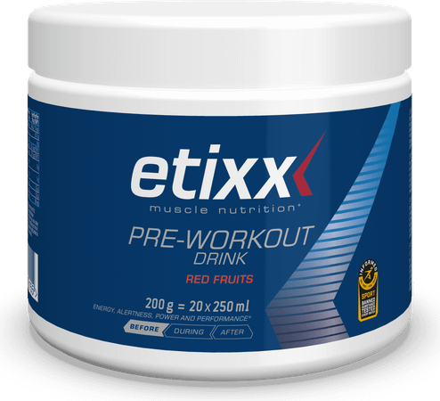 Etixx Pre-Workout Red Fruits Pdr 200 gr