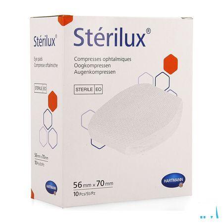 Sterilux Oogkompres 56x70 St. 10 P/s  -  Hartmann