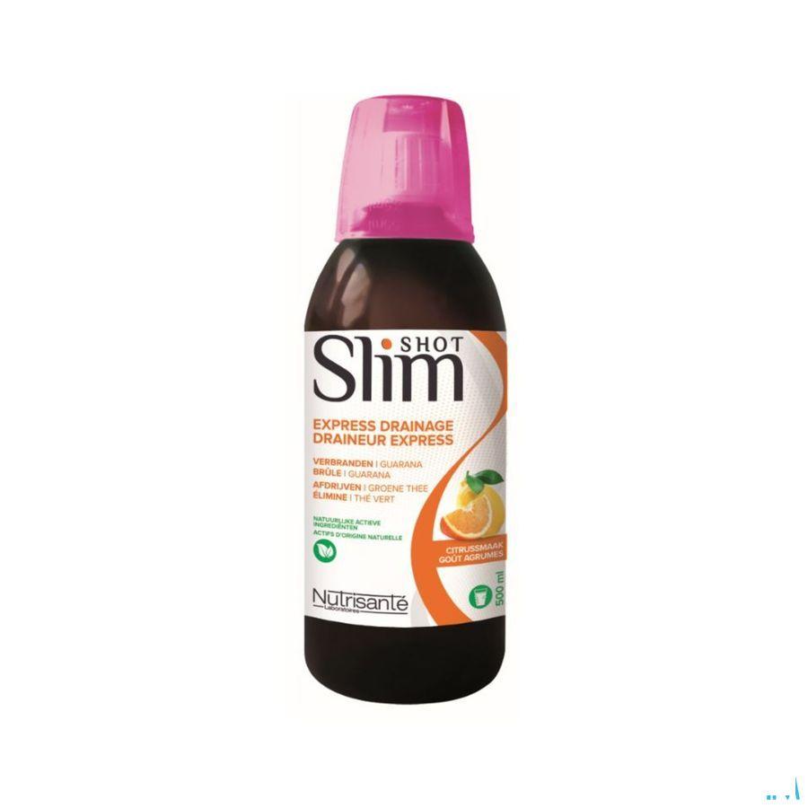 Slimshot Draineur Agrumes 500 ml  -  Nutrisante