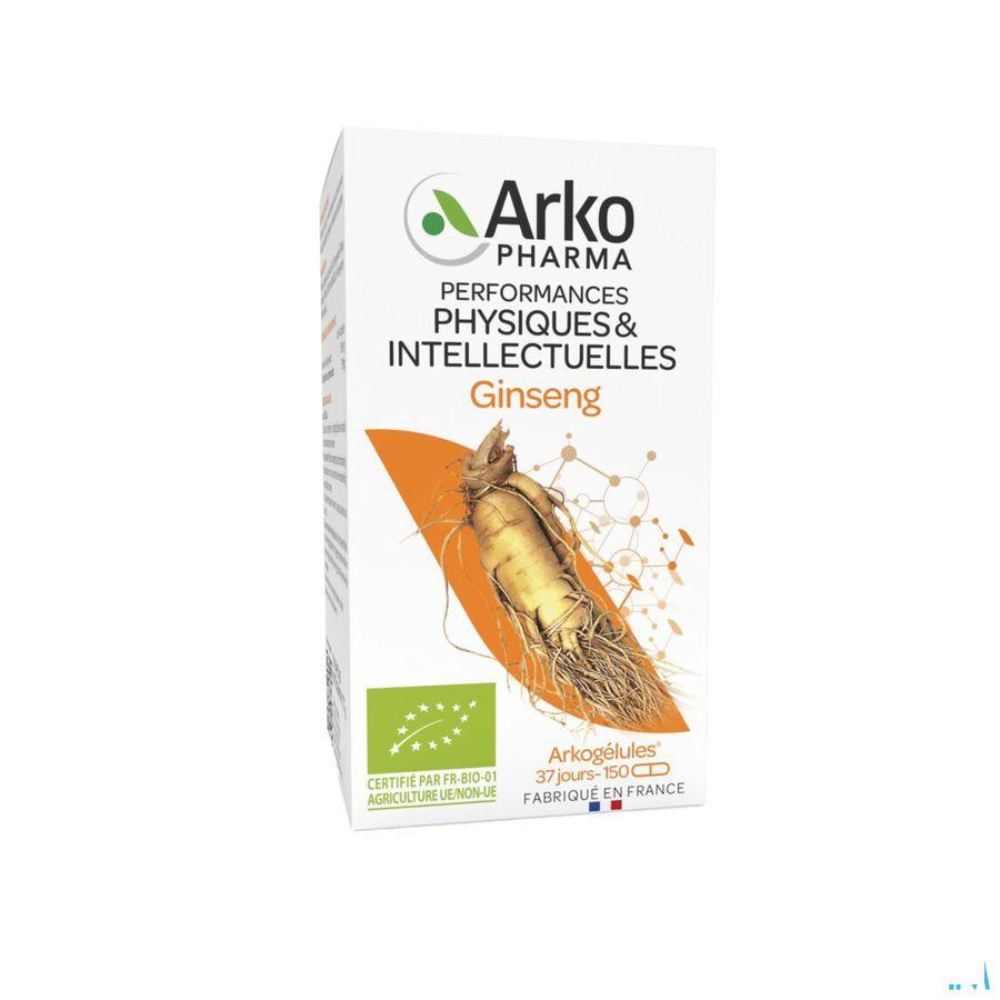 Arkogelules Ginseng Bio Caps 150  -  Arkopharma