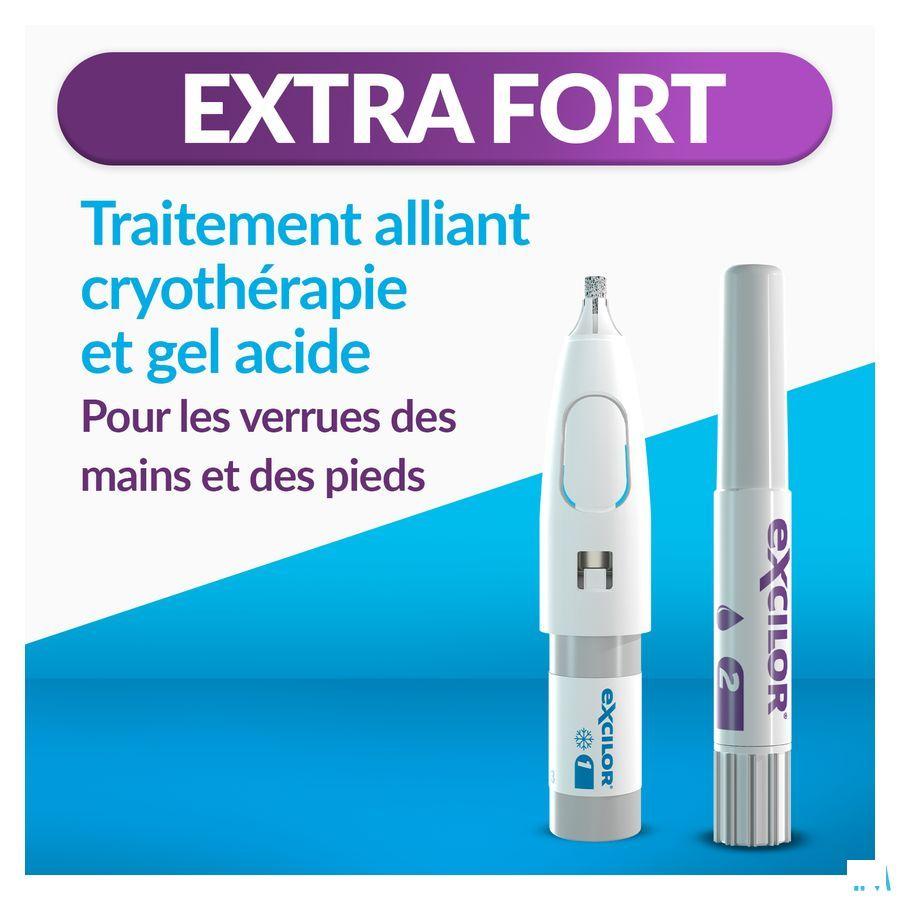 Excilor Traitement Verrues Duo Power 10 ml+1,5 gr