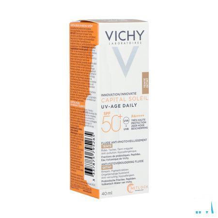 Vichy Cap Sol Uv-Age Tintee Light Ip50 + 40 ml  -  Vichy