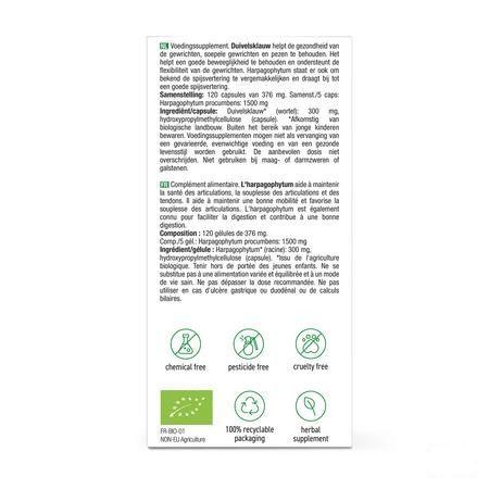 Purasana Vegan Harpagophylum 300Mg Bio V-Caps 120