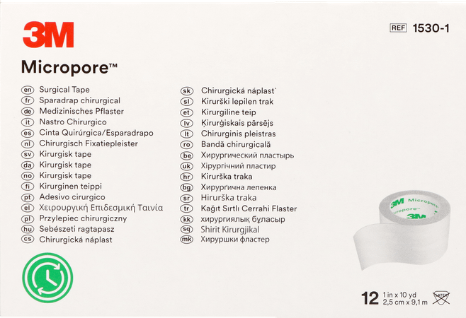 Micropore 3m Sparadrap 25mmx9,14m Rouleau 12 1530  -  3M