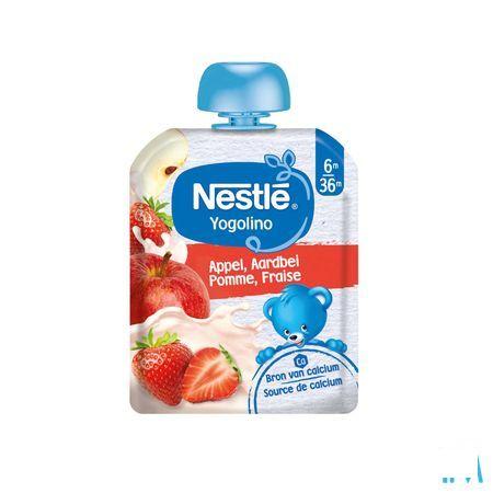 Nestle Yogolino Appel Aardbei Pouch 90 gr  -  Nestle