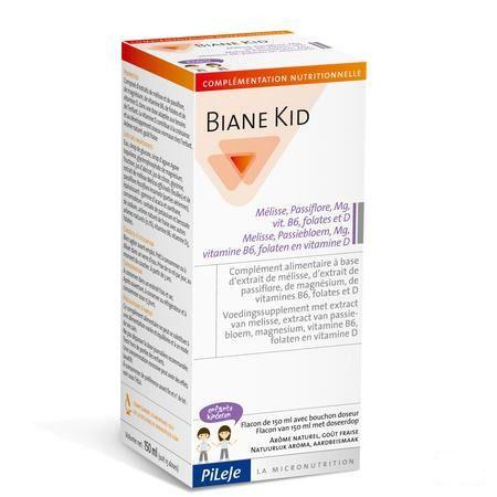 Biane Kid Melisse Passiebloem Siroop 150 ml  -  Pileje