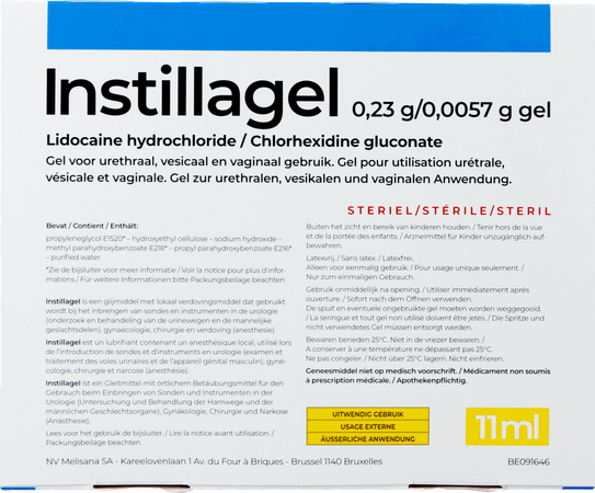Instillagel Melisana 10 X 11 ml  -  Melisana