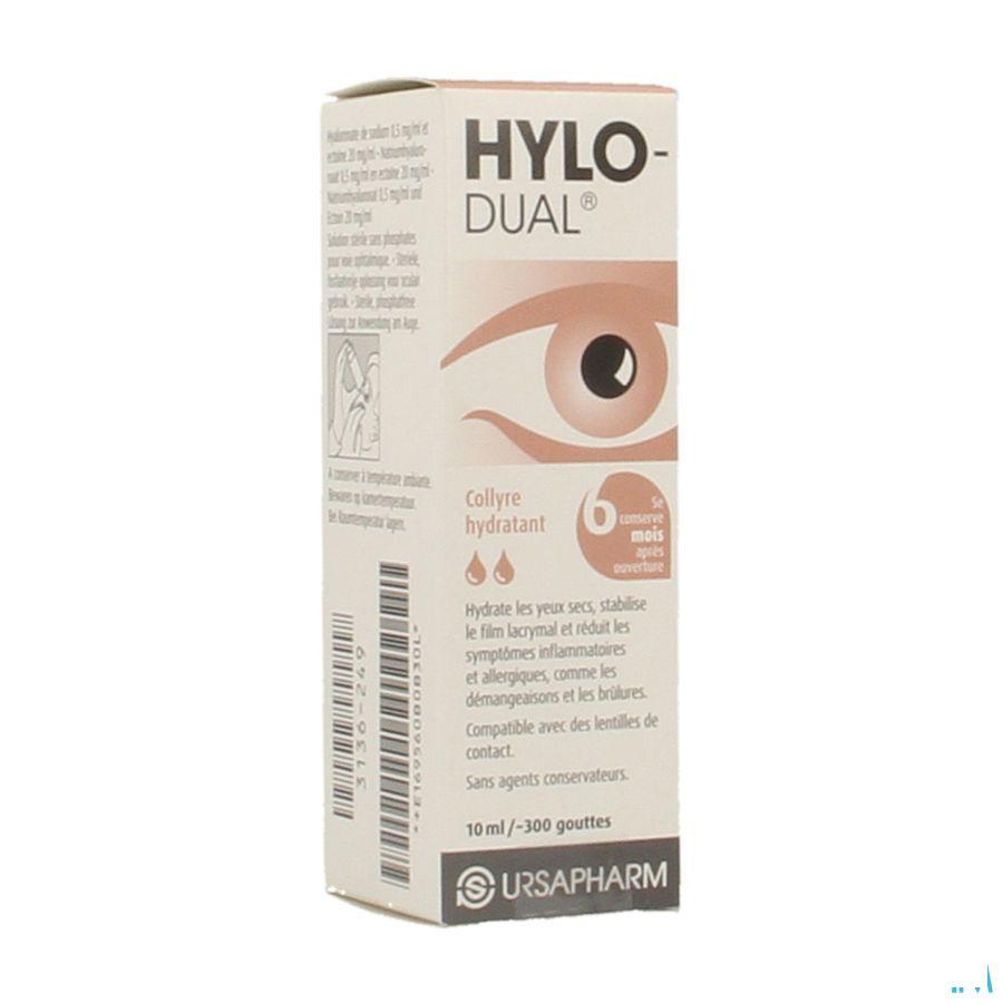 Hylo-dual Oogdruppels 10 ml  -  Ursapharm
