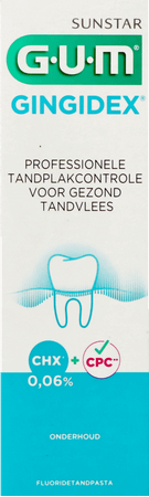 Gum Dentifrice Gingidex 0,06% Chlorhexid.75ml