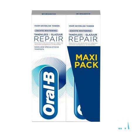 Oral-B Dentifrice Gum&Enamel Repair Gentlewhite 2X75ml